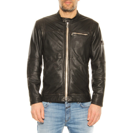 Leather jacket “Urgench“ Peuterey black
